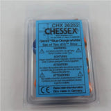 Chessex Chessex Gemini blue-orange 10 x W10 Set