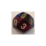Chessex Gemini Blue-Purple W12