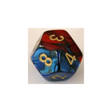 Chessex Chessex Gemini Blue-Red W12