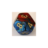 Chessex Gemini Blue-Red W12