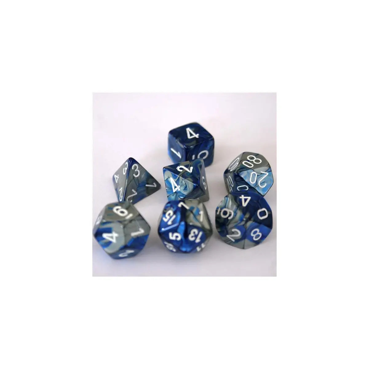 Chessex Gemini Blue-Steel Set