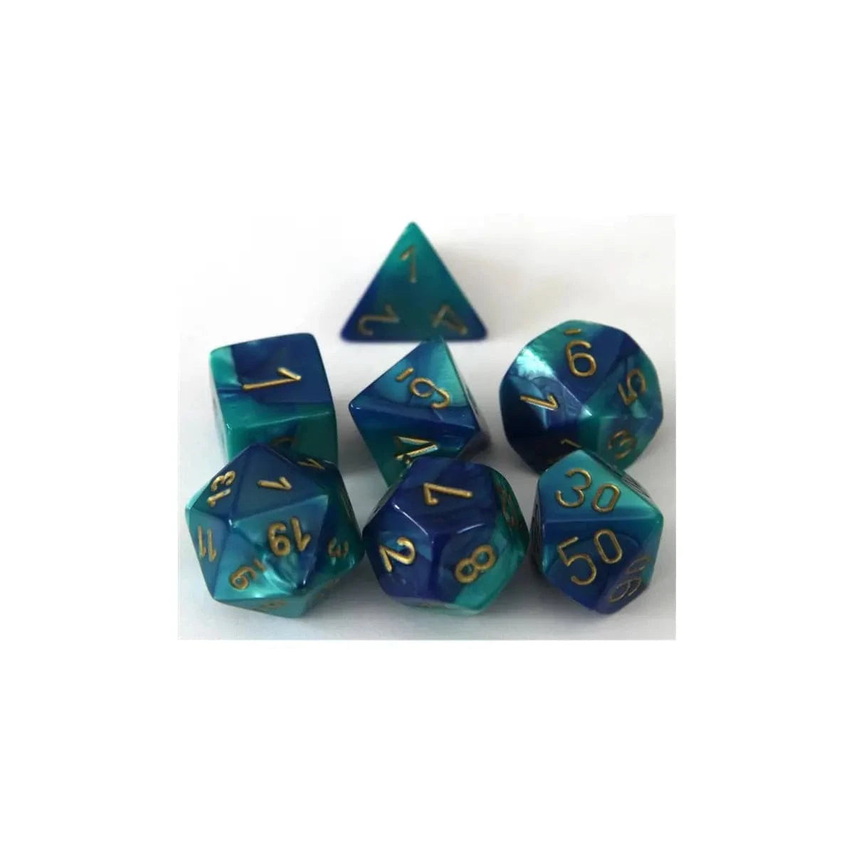 Chessex Chessex Gemini Blue-Teal Set