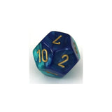 Chessex Chessex Gemini Blue-Teal W12