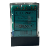 Chessex Chessex Gemini Blue-Teal W6 12mm Set