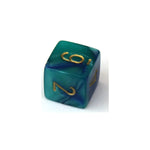 Chessex Chessex Gemini Blue-Teal W6