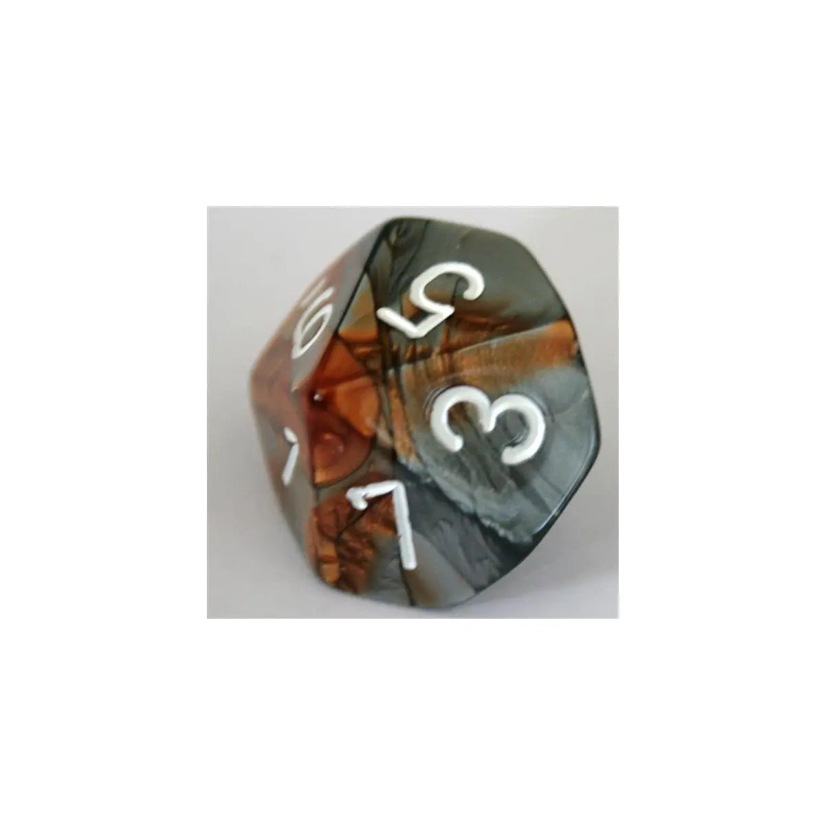 Chessex Gemini Copper-Steel W10