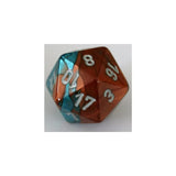 Chessex Chessex Gemini Copper-Teal W20