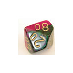 Chessex Chessex Gemini Green-Purple W10-0