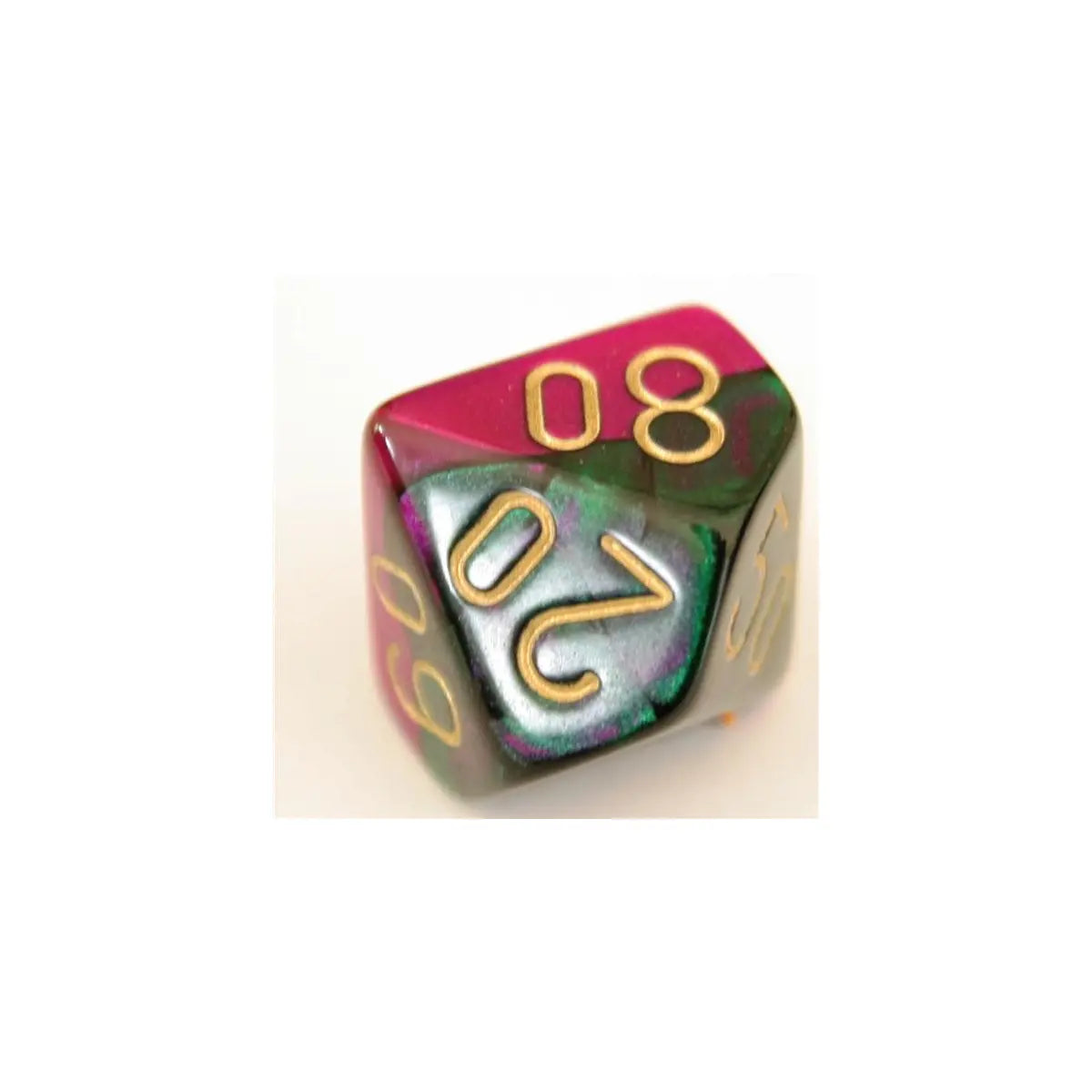 Chessex Gemini Green-Purple W10-0