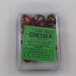 Chessex Chessex Gemini green-red 10 x W10 Set