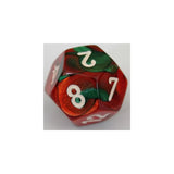 Chessex Gemini Green-Red W12