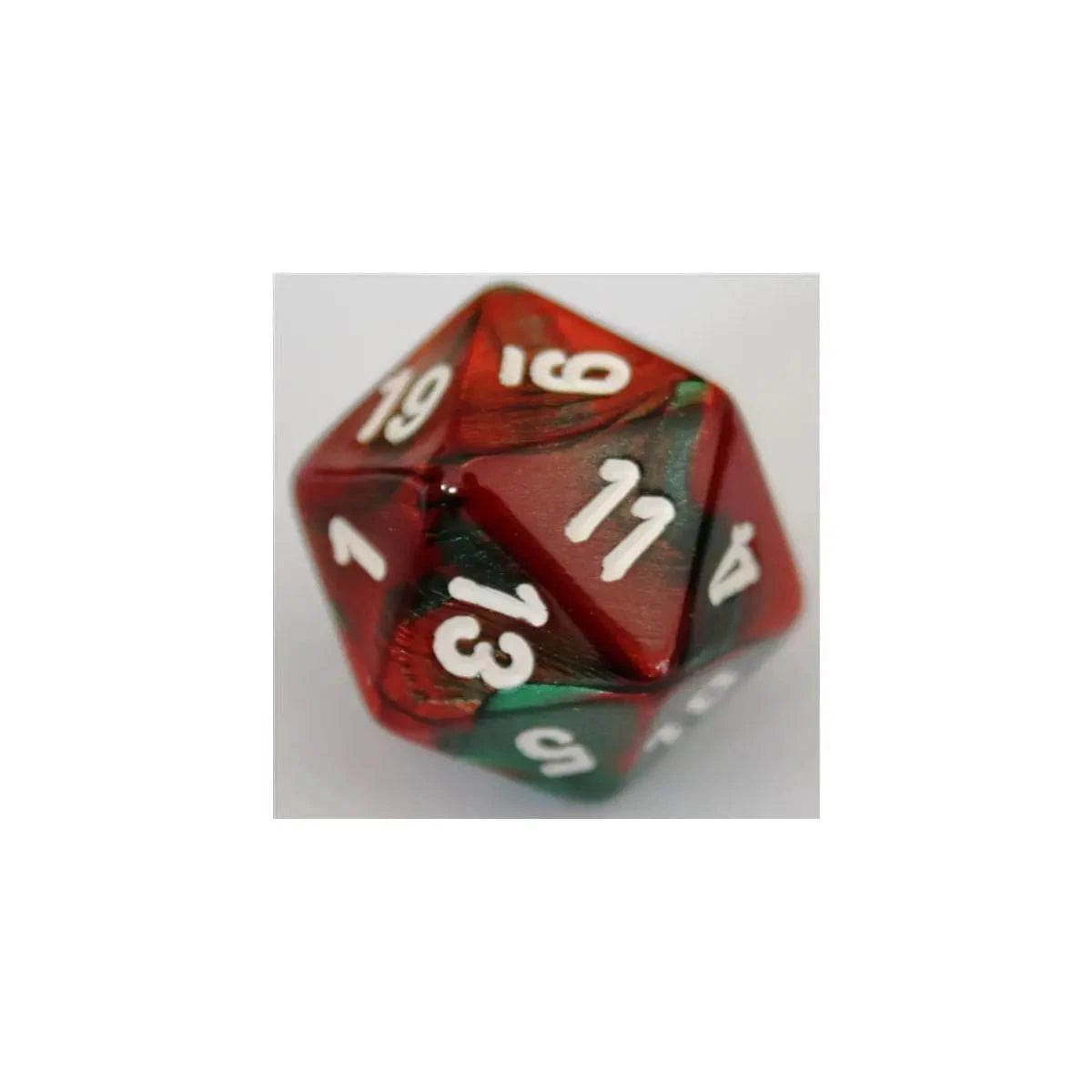 Chessex Chessex Gemini Green-Red W20