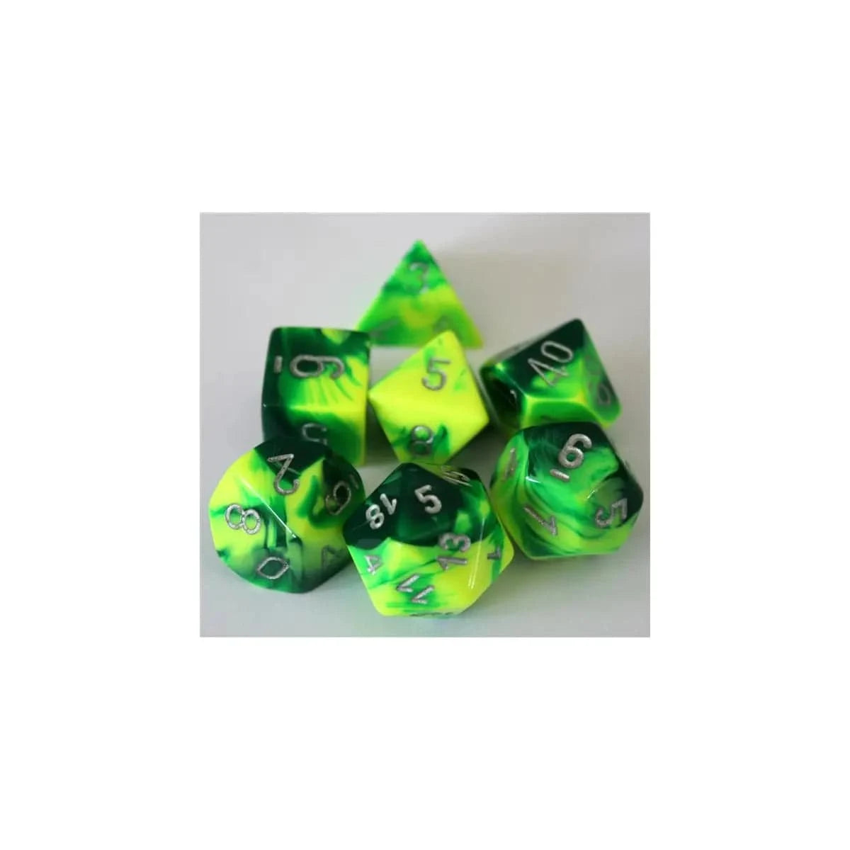 Chessex Chessex Gemini Green-Yellow Set
