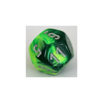 Chessex Gemini Green-Yellow W12