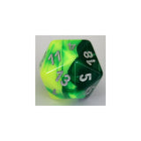 Chessex Gemini Green-Yellow W20