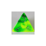Chessex Chessex Gemini Green-Yellow W4