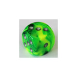 Chessex Chessex Gemini Green-Yellow W6 20mm