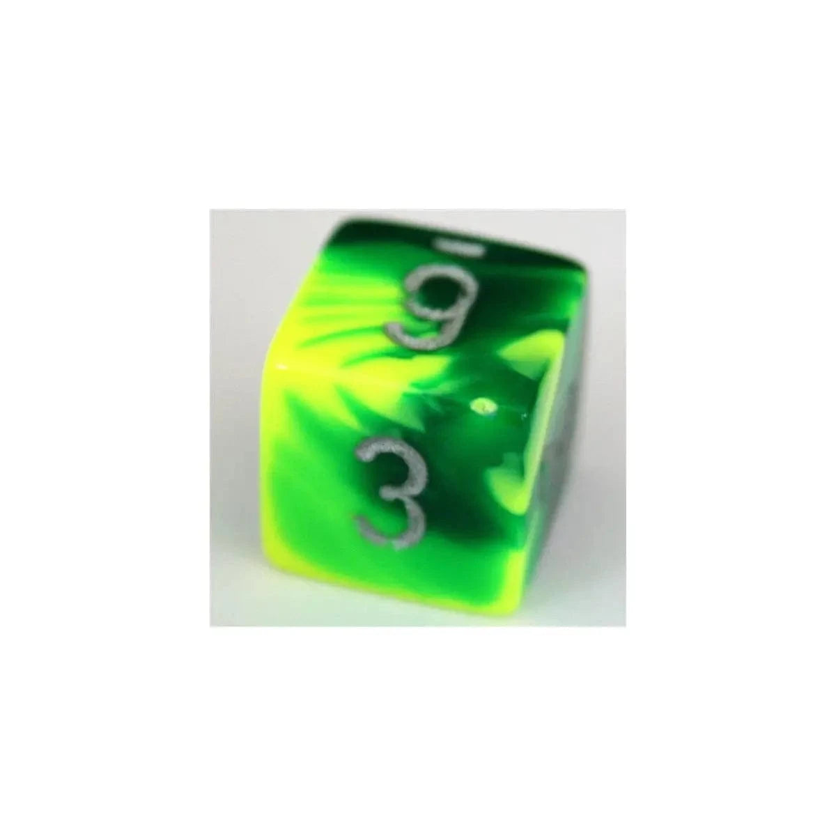 Chessex Chessex Gemini Green-Yellow W6
