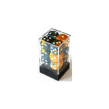 Chessex Gemini Masquerade-Yellow W6 16mm Set