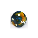 Chessex Gemini Masquerade-Yellow W6 16mm
