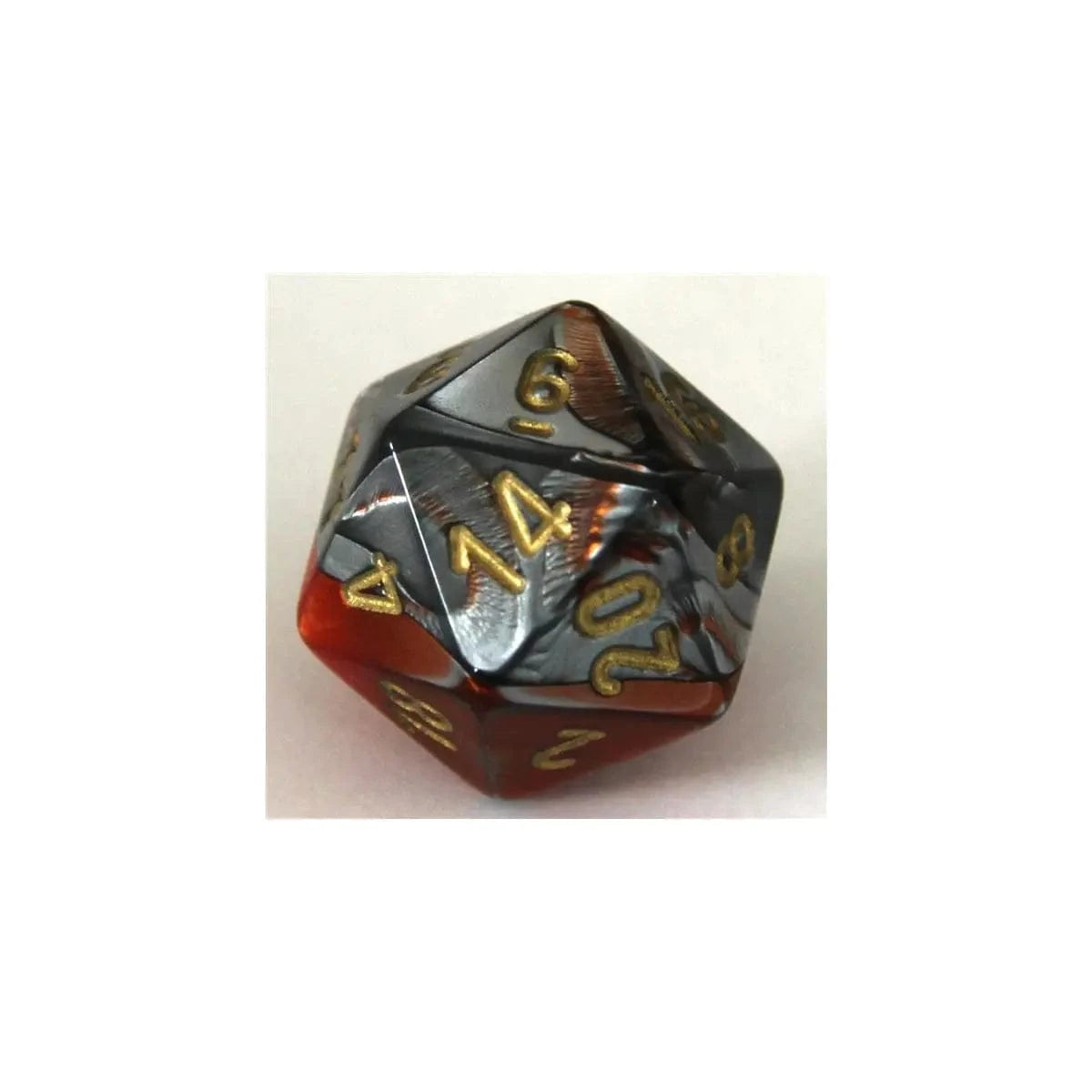 Chessex Chessex Gemini Orange-Steel W20