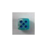 Chessex Chessex Gemini pearl turquoise-white W6 12mm