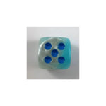 Chessex Chessex Gemini pearl turquoise-white W6 16mm