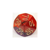 Chessex Chessex Gemini Purple-Red W10-0