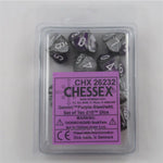 Chessex Gemini purple-steel 10 x W10 Set