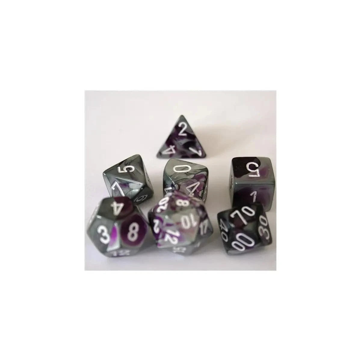 Chessex Chessex Gemini Purple-Steel Set