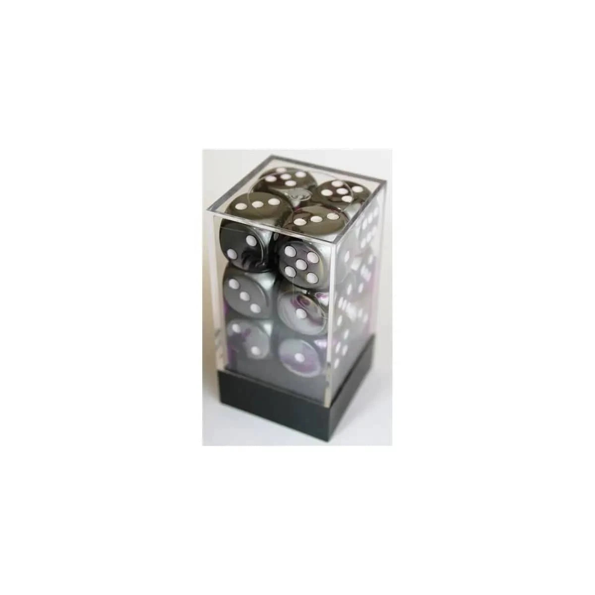 Chessex Chessex Gemini Purple-Steel W6 16mm Set