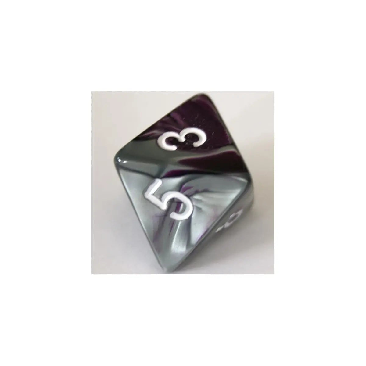 Chessex Gemini Purple-Steel W8