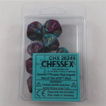 Chessex Chessex Gemini purple-teal 10 x W10 Set