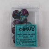 Chessex Chessex Gemini purple-teal 10 x W10 Set