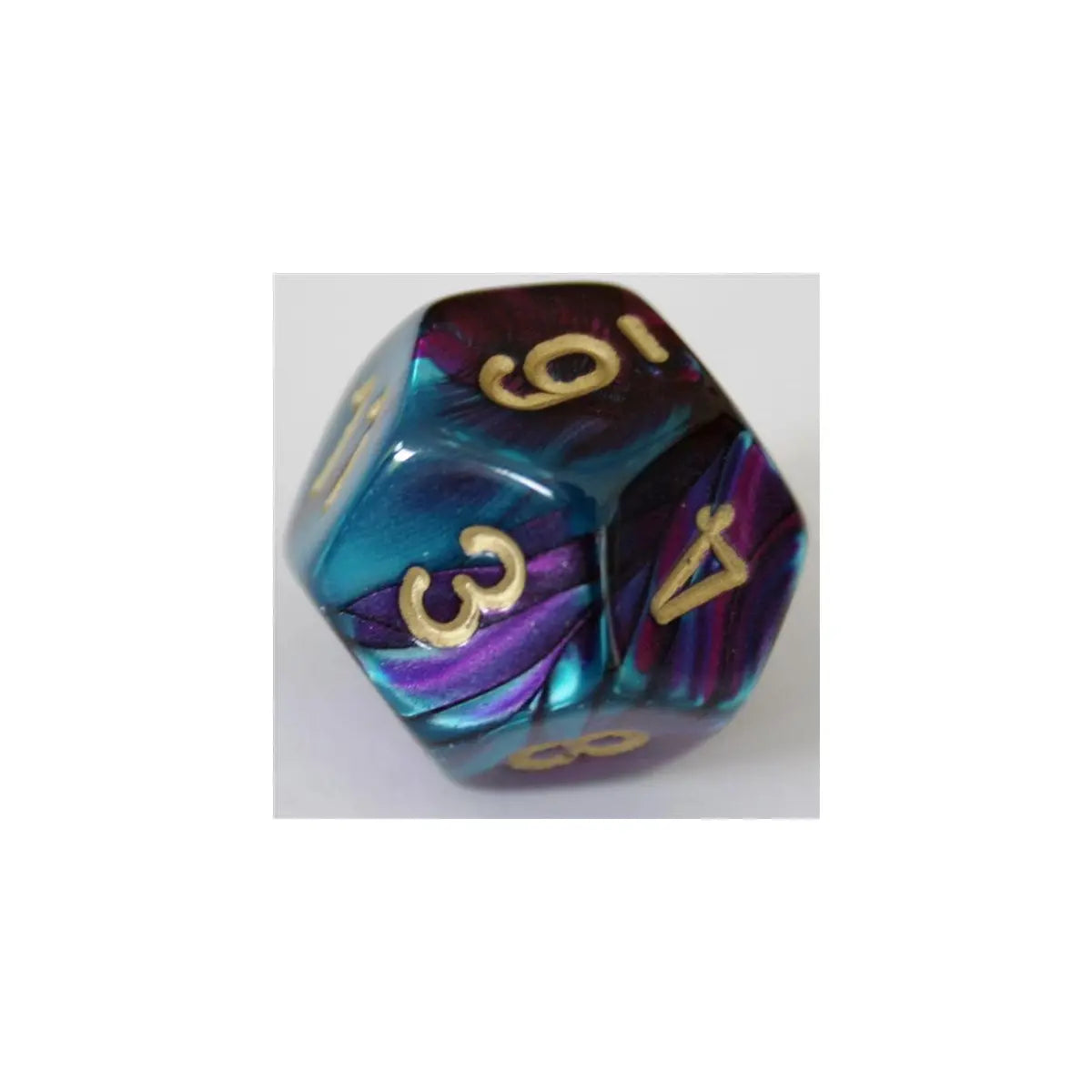 Chessex Gemini Purple-Teal W12