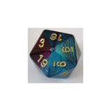 Chessex Gemini Purple-Teal W20