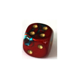 Chessex Chessex Gemini Red-Teal W6 12mm