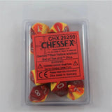 Chessex Chessex Gemini red-yellow 10 x W10 Set