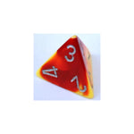 Chessex Chessex Gemini Red-Yellow W4