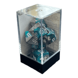 Chessex Chessex Gemini Steel-Teal Set