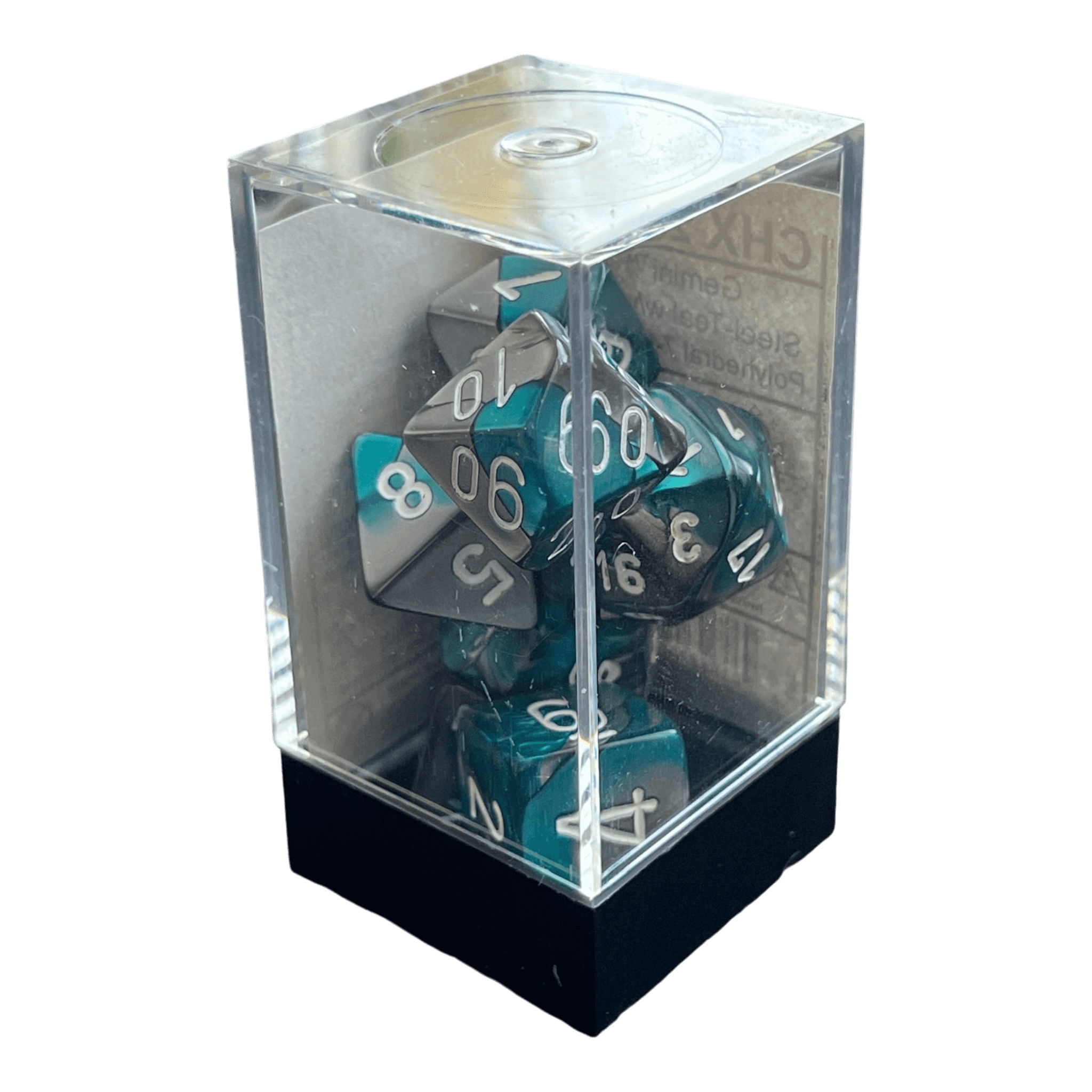 Chessex Chessex Gemini Steel-Teal Set