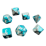 Chessex Chessex Gemini Steel-Teal Set