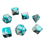 Chessex Chessex Gemini Steel-Teal Set