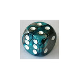 Chessex Chessex Gemini Steel-Teal W6 20mm