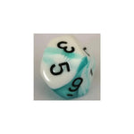 Chessex Chessex Gemini Teal-White W10
