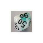Chessex Gemini Teal-White W10-0