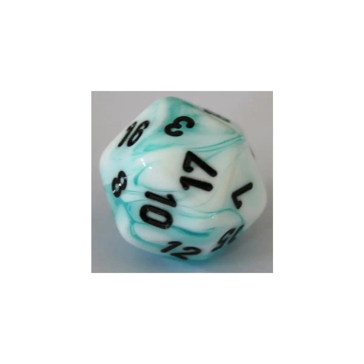 Chessex Chessex Gemini Teal-White W20