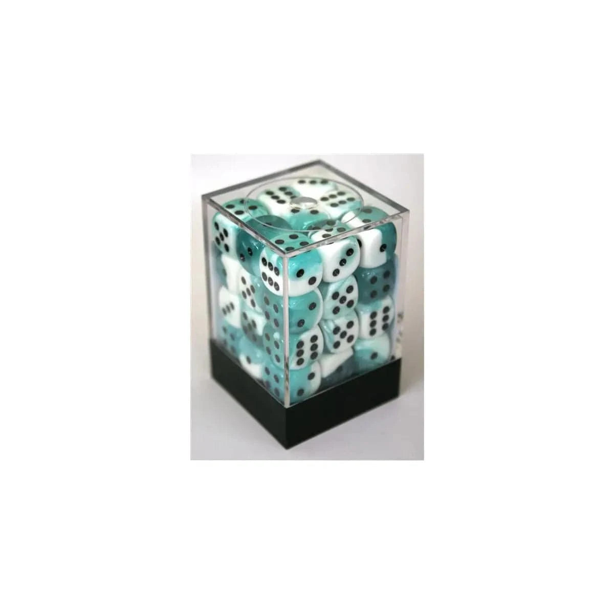 Chessex Chessex Gemini Teal-White W6 12mm Set