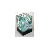 Chessex Chessex Gemini Teal-White W6 12mm Set