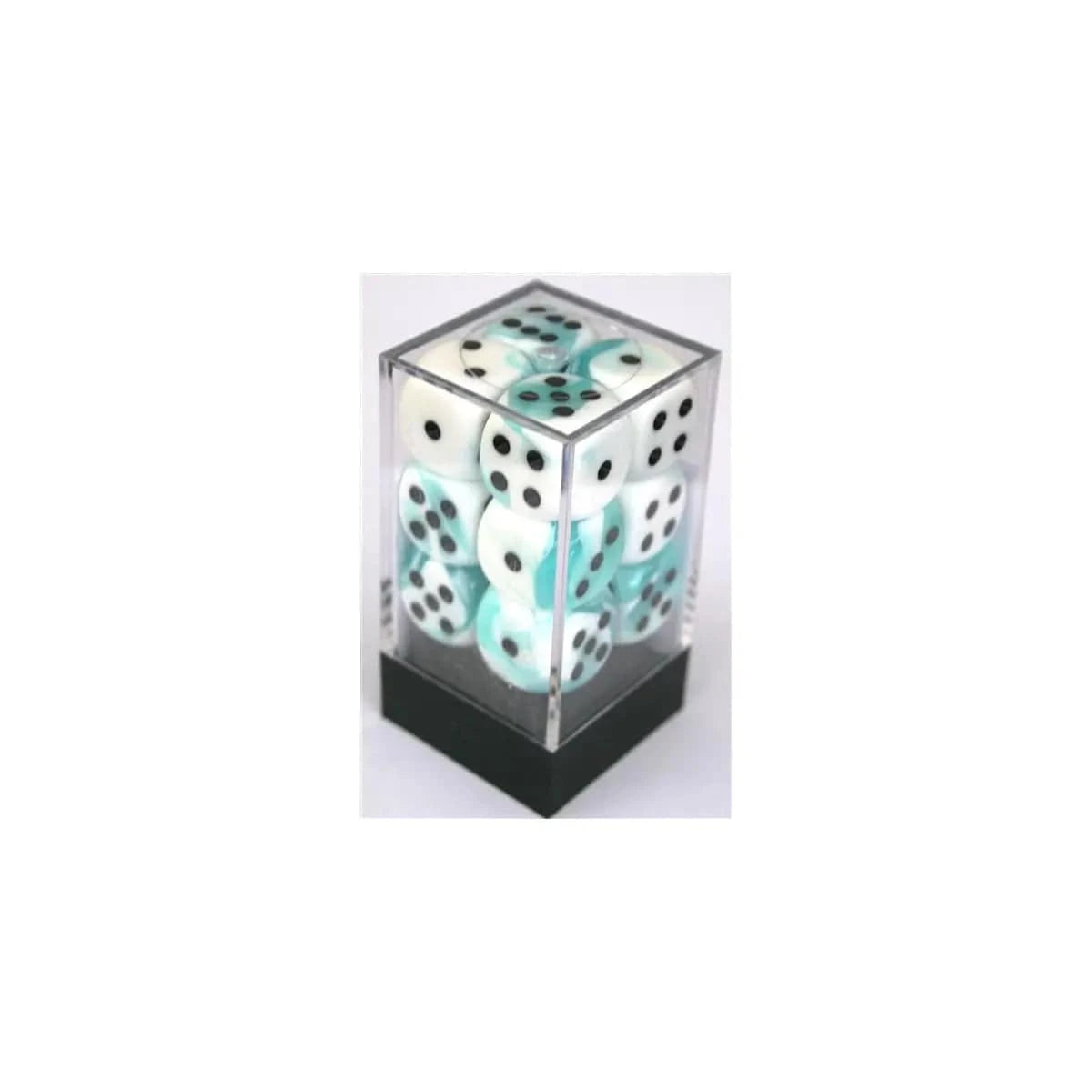 Chessex Chessex Gemini Teal-White W6 16mm Set